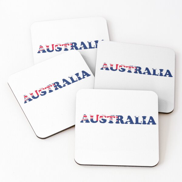Item preview, AUSTRALIA FLAG COLOUR TEXT. designed and sold by UJ7777.