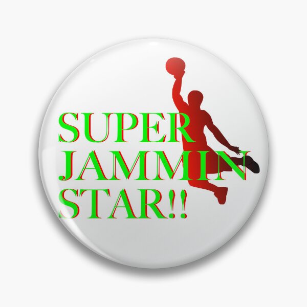 Item preview, Super Jamming Star Flying Basketball Graphic designed and sold by EdwardMonet.