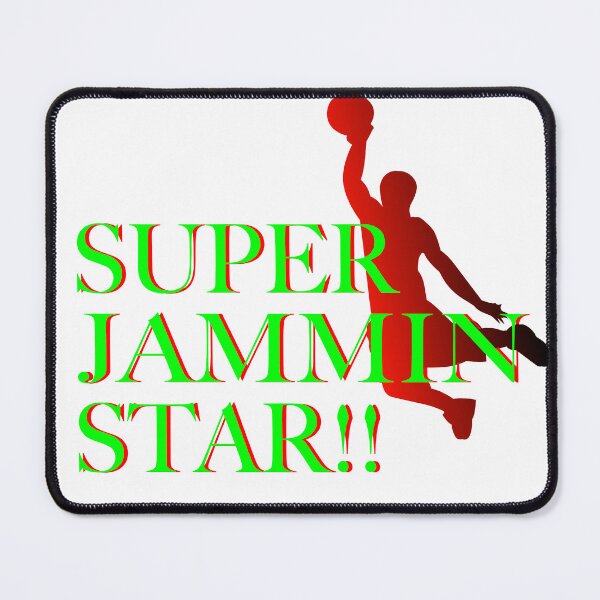 Item preview, Super Jamming Star Flying Basketball Graphic designed and sold by EdwardMonet.