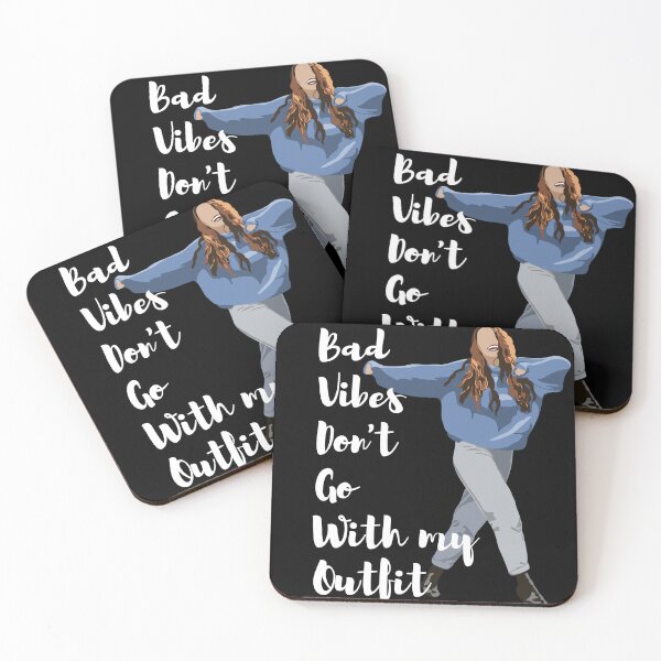 Item preview, Bad Vibes Don't Go With My Outfit | Girls Power  designed and sold by rebel-store21.