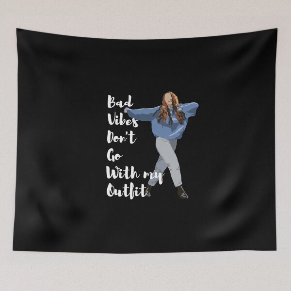 Item preview, Bad Vibes Don't Go With My Outfit | Girls Power  designed and sold by rebel-store21.