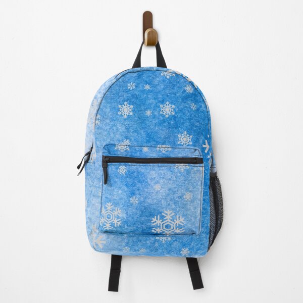 Item preview, White Christmas Snowflakes In Watercolor Blue Sky Pattern designed and sold by CommittedGrace.