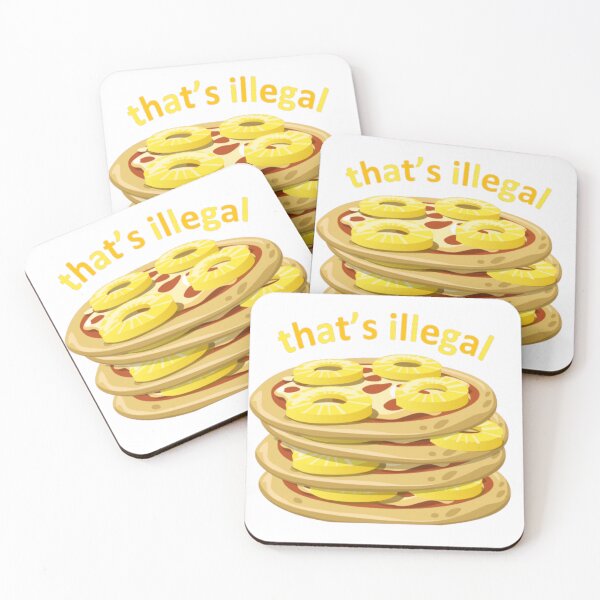 Item preview, That's Illegal Pineapple Pizza designed and sold by DrGin-and-Juice.
