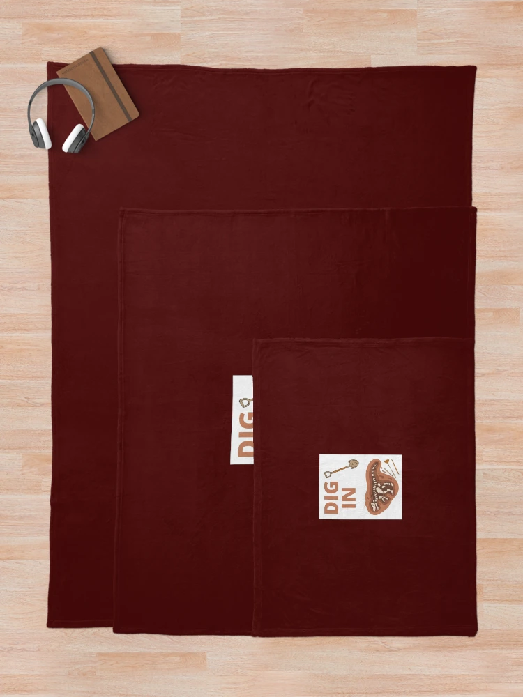 Thumbnail 5 of 6, Throw Blanket, Dig In designed and sold by NewPages.