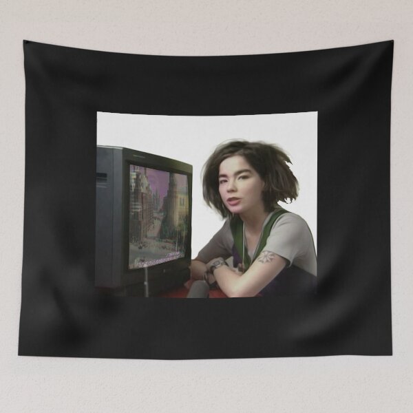 Item preview, Bjork Singer 90s Gift Fan 08 designed and sold by xeqefyfasa278.