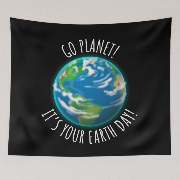 Item preview, Go Planet It's Your Earth Day | Realistic Planet Earth Illustration designed and sold by Teenker.