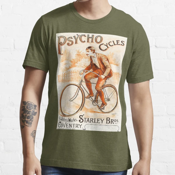 Retro Psycho Cycles vintage bicycle ad