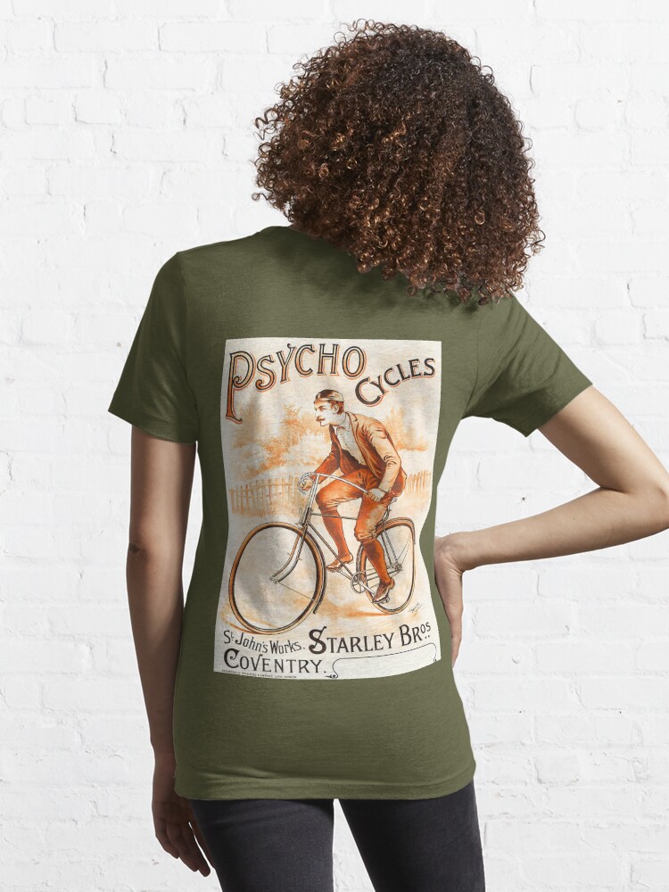 Retro Psycho Cycles vintage bicycle ad