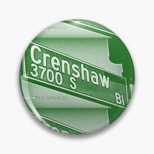 Item preview, Crenshaw Boulevard (Green), Los Angeles, California by Mistah Wilson designed and sold by The Street Sign Store.