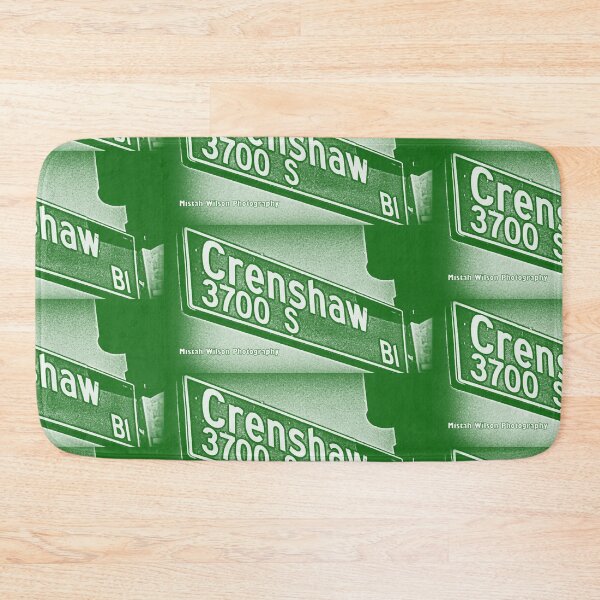 Item preview, Crenshaw Boulevard (Green), Los Angeles, California by Mistah Wilson designed and sold by The Street Sign Store.