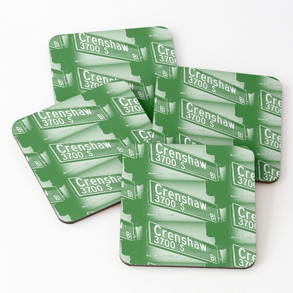Item preview, Crenshaw Boulevard (Green), Los Angeles, California by Mistah Wilson designed and sold by The Street Sign Store.