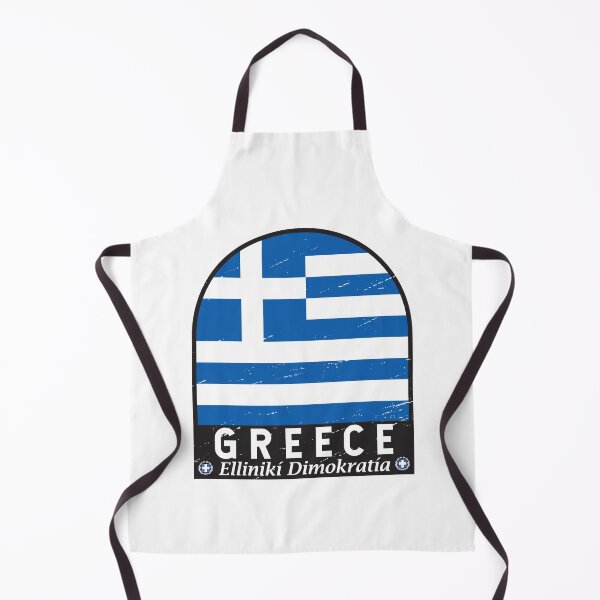Item preview, Greece Flag Emblem Distressed Vintage designed and sold by KrisSidDesigns.