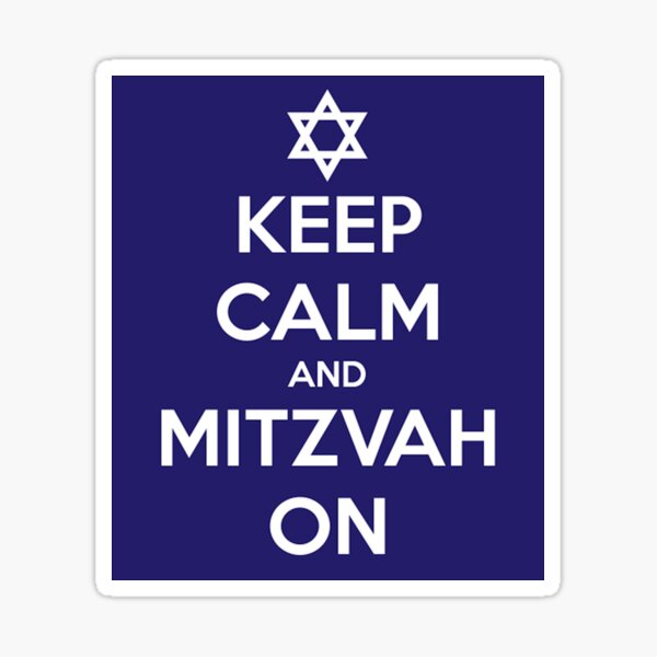 Item preview, Jewish Keep Calm and Mitzvah On designed and sold by MadEDesigns.