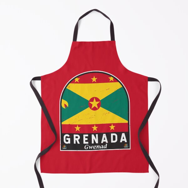 Item preview, Grenada Flag Emblem Distressed Vintage designed and sold by KrisSidDesigns.