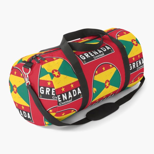 Item preview, Grenada Flag Emblem Distressed Vintage designed and sold by KrisSidDesigns.