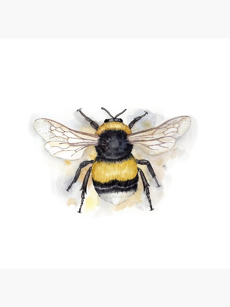 Garden Bumble Bee Metal Floating Sign - Flowers, Spring Honey Bee