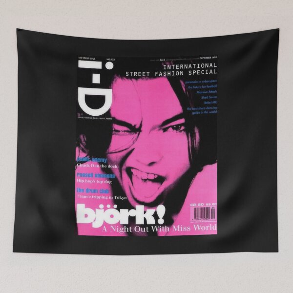 Item preview, Bjork Singer 90s Gift Fan 12 designed and sold by xeqefyfasa278.