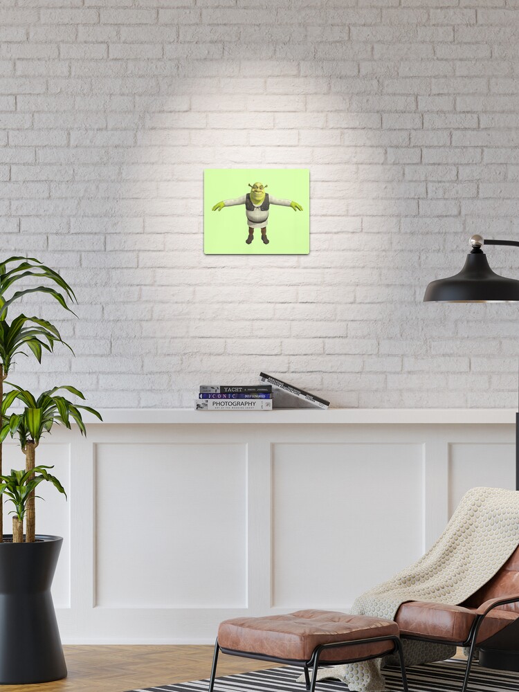 Shrek T pose | Metal Print