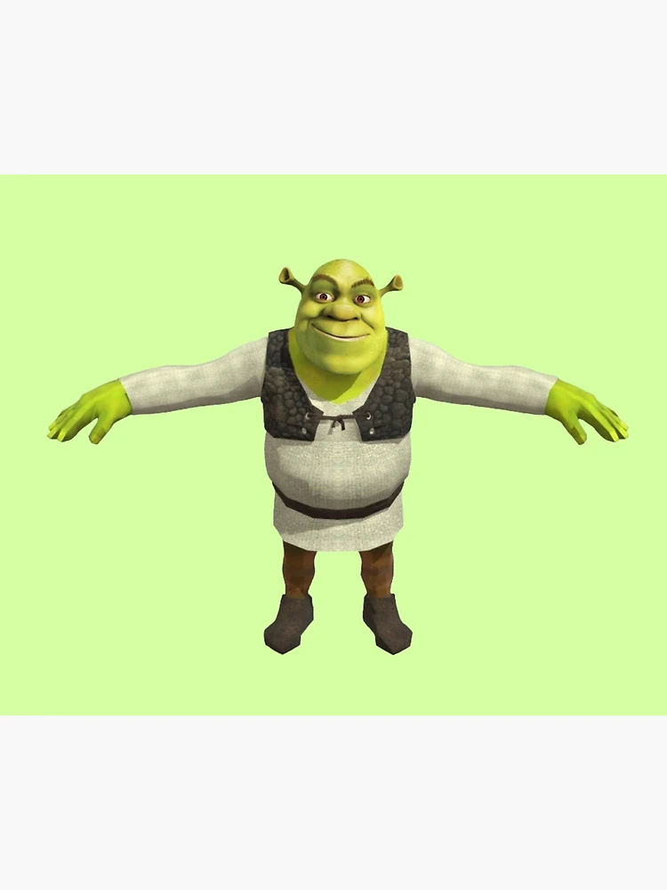 Shrek T pose Blank Template - Imgflip