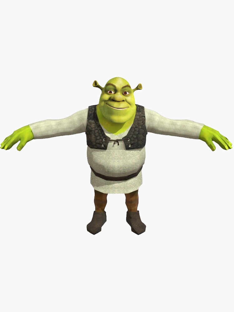 Shrek t pose, shrek , meme , funny - Free PNG - PicMix