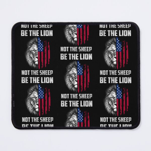 Item preview, Be The Lion Not The Sheep Lion Quotes designed and sold by danielles79.