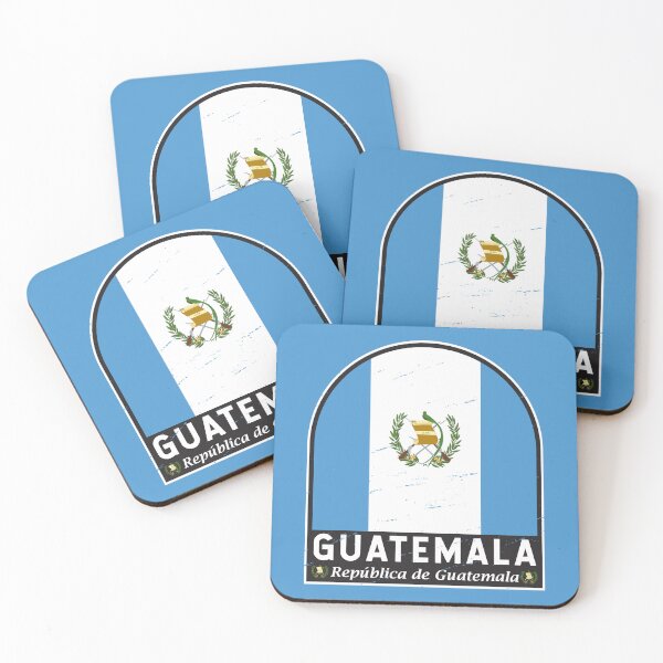 Item preview, Guatemala Flag Emblem Distressed Vintage designed and sold by KrisSidDesigns.