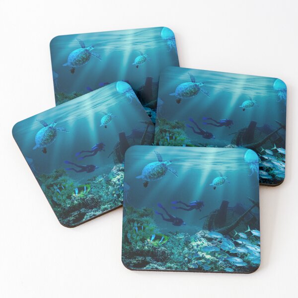 Item preview, Diving in the depths of the ocean designed and sold by Hieroglyphia.