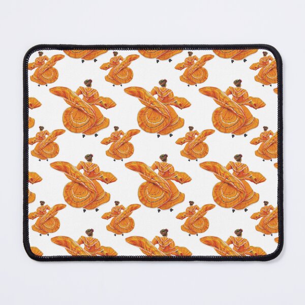 Item preview, Orange Ballet Folklórico Dancers Pattern (Baile Folklórico) designed and sold by Ivan Ramirez.