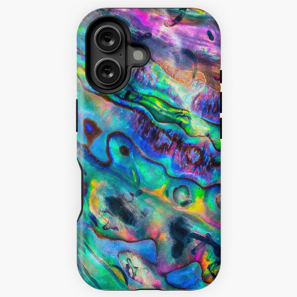 Artikel-Vorschau von Abstraktes Paua-Abalone-Muschel-Texturmuster, polierte Paua-Abalone-Muschel, mehrfarbiger Paua-Abalone-Muschel-Haliotis-Hintergrund, glänzende Paua-Abalone-Muschel aus Perlmutt, designt und verkauft von Trendymotion.