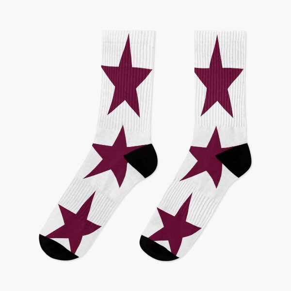 Item preview, Large BURGUNDY Red and WHITE STARS  designed and sold by RachelMacht.