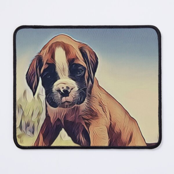 Item preview, Cute Abstract Painted Boxer Puppy designed and sold by HappyLifeCreate.