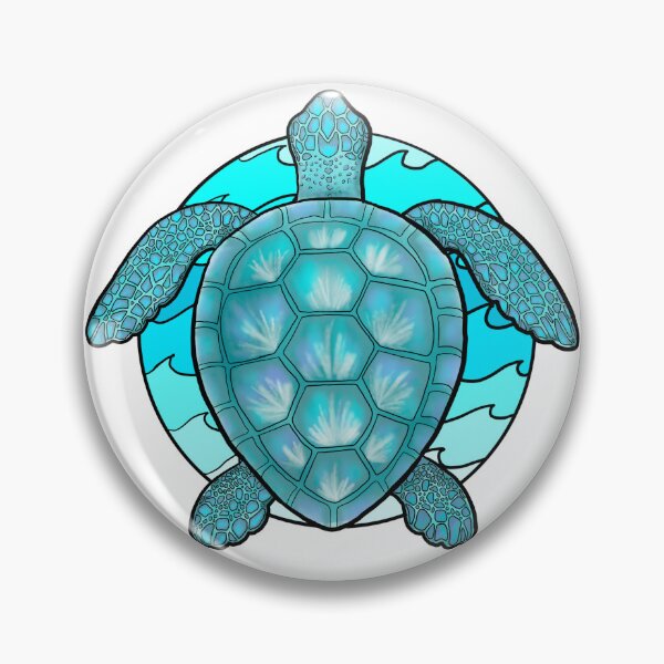 Item preview, Hawaiian Blue Sea Turtle designed and sold by Nature Girl Studios.
