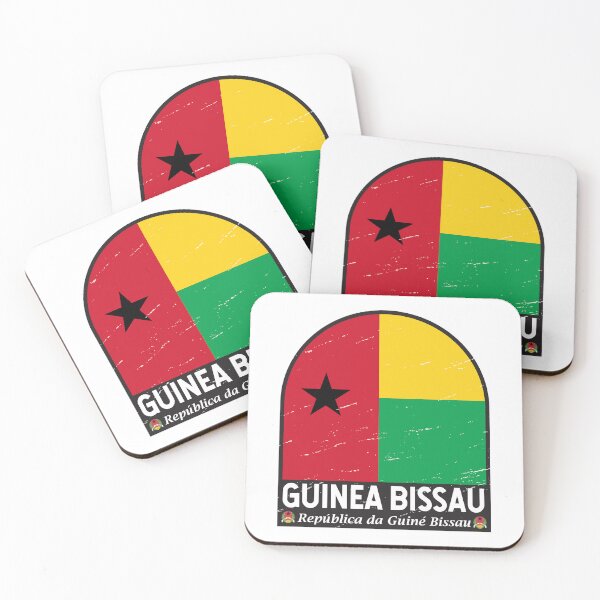 Item preview, Guinea Bissau Flag Emblem Distressed Vintage designed and sold by KrisSidDesigns.