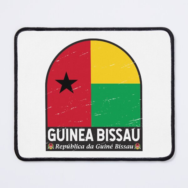 Item preview, Guinea Bissau Flag Emblem Distressed Vintage designed and sold by KrisSidDesigns.