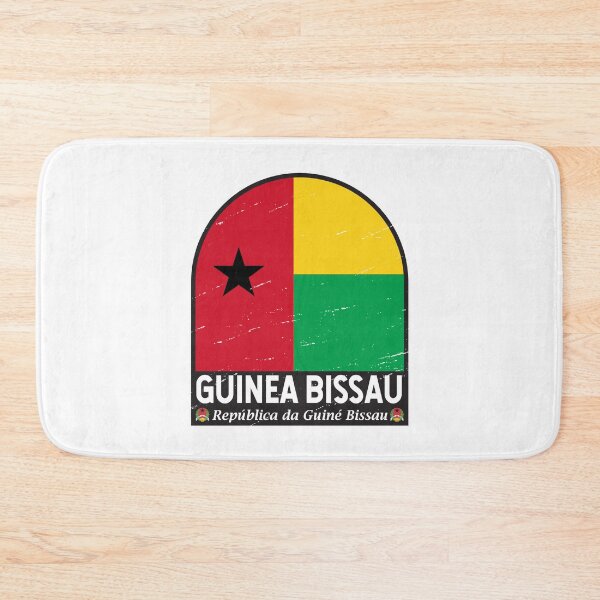 Item preview, Guinea Bissau Flag Emblem Distressed Vintage designed and sold by KrisSidDesigns.