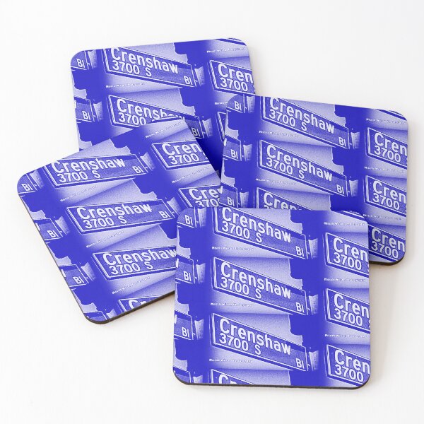 Item preview, Crenshaw Boulevard (Blue), Los Angeles, California by Mistah Wilson designed and sold by The Street Sign Store.