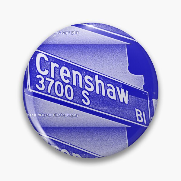 Item preview, Crenshaw Boulevard (Blue), Los Angeles, California by Mistah Wilson designed and sold by The Street Sign Store.
