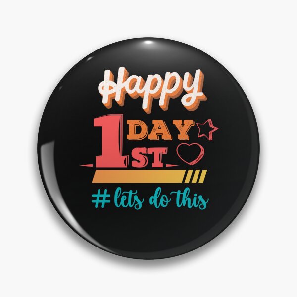 Item preview, happy first day lets do this welcome back to school - Back to School designed and sold by Rainbow Designs.