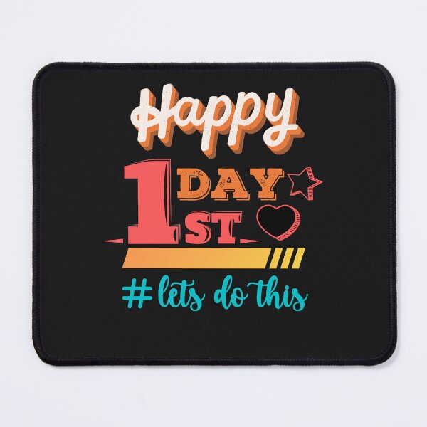 Item preview, happy first day lets do this welcome back to school - Back to School designed and sold by Rainbow Designs.