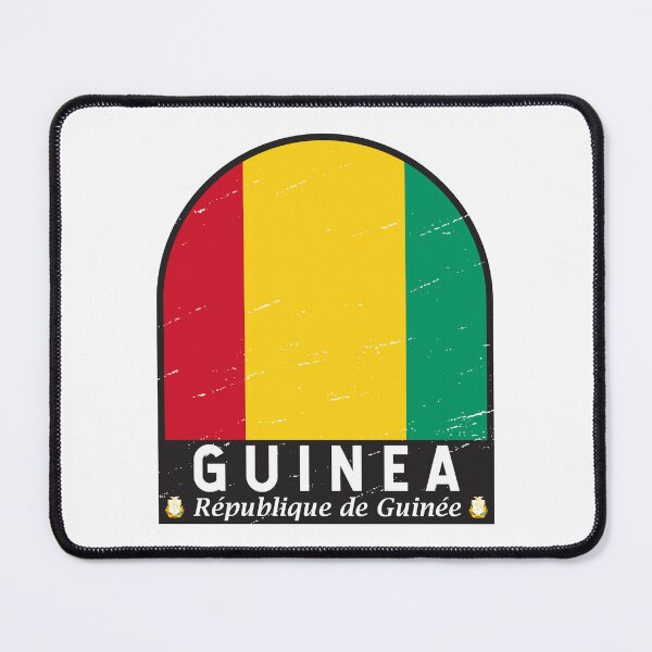 Item preview, Guinea Flag Emblem Distressed Vintage designed and sold by KrisSidDesigns.