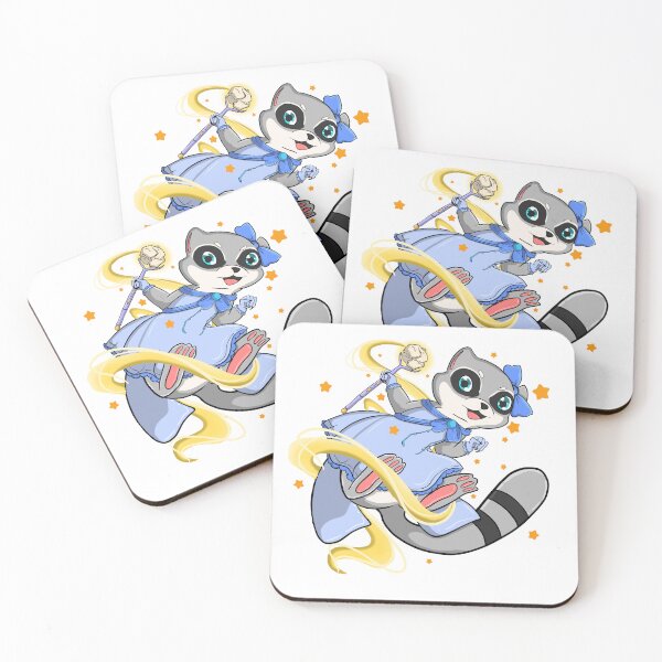 Item preview, Anime Raccoon Magical Girl designed and sold by ArtistAddiction.