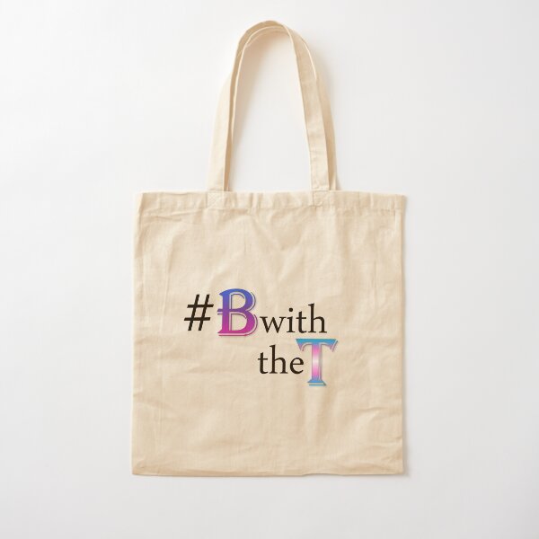 Artikel-Vorschau von #BwiththeT Bisexuelle Transgender-Solidarität, designt und verkauft von BitterbluePine.