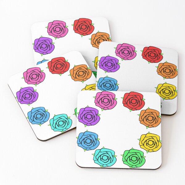 Item preview, A Rainbow of Roses designed and sold by Cthulhu loves crafts.