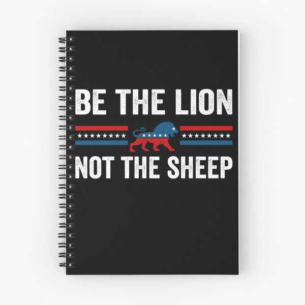 Item preview, Be The Lion Not The Sheep Patriotic Lions Usa Rights Freedom designed and sold by danielles79.