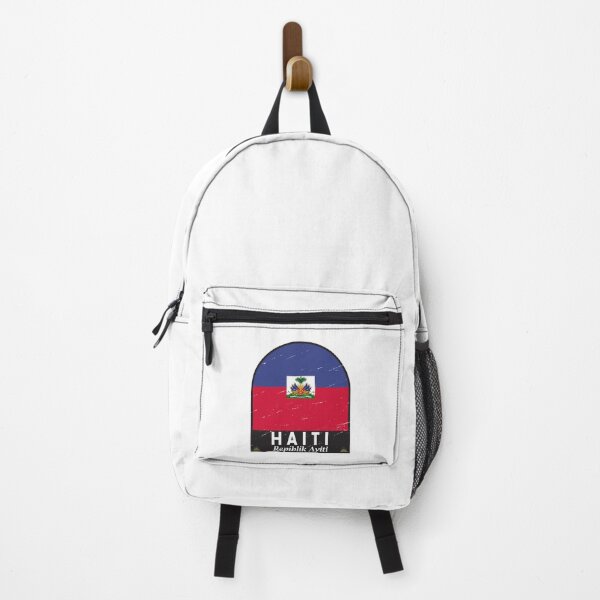 Item preview, Haiti Flag Emblem Distressed Vintage designed and sold by KrisSidDesigns.