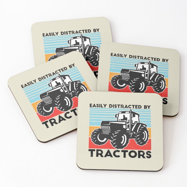 Item preview, Easily distracted by tractors designed and sold by SweetLog.