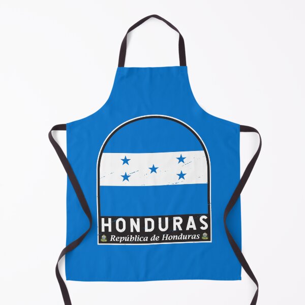 Item preview, Honduras Flag Emblem Distressed Vintage designed and sold by KrisSidDesigns.