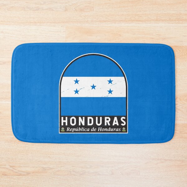 Item preview, Honduras Flag Emblem Distressed Vintage designed and sold by KrisSidDesigns.