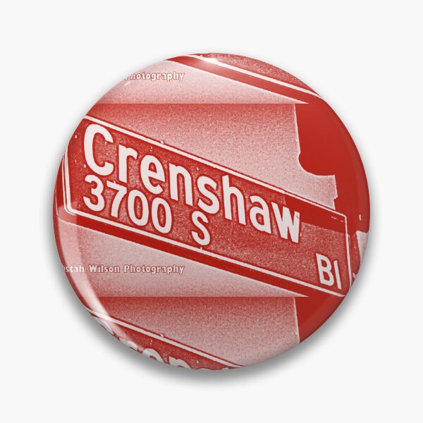 Item preview, Crenshaw Boulevard (Red), Los Angeles, California by Mistah Wilson designed and sold by The Street Sign Store.