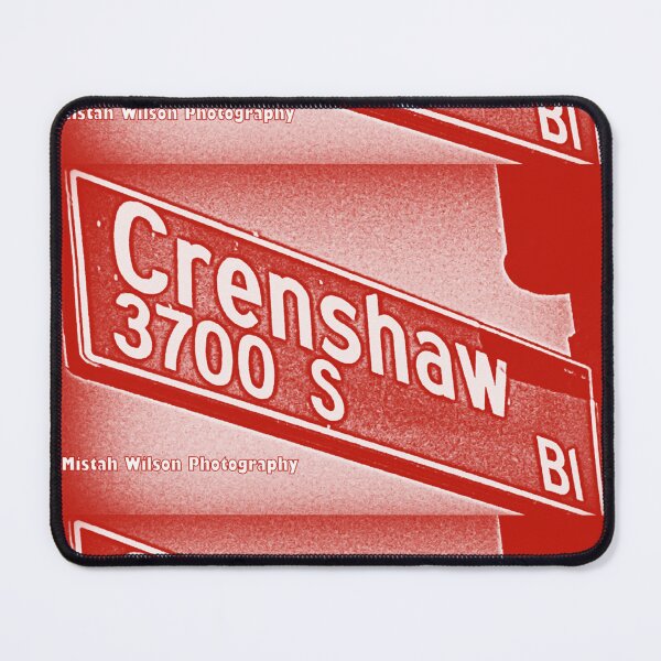 Item preview, Crenshaw Boulevard (Red), Los Angeles, California by Mistah Wilson designed and sold by The Street Sign Store.